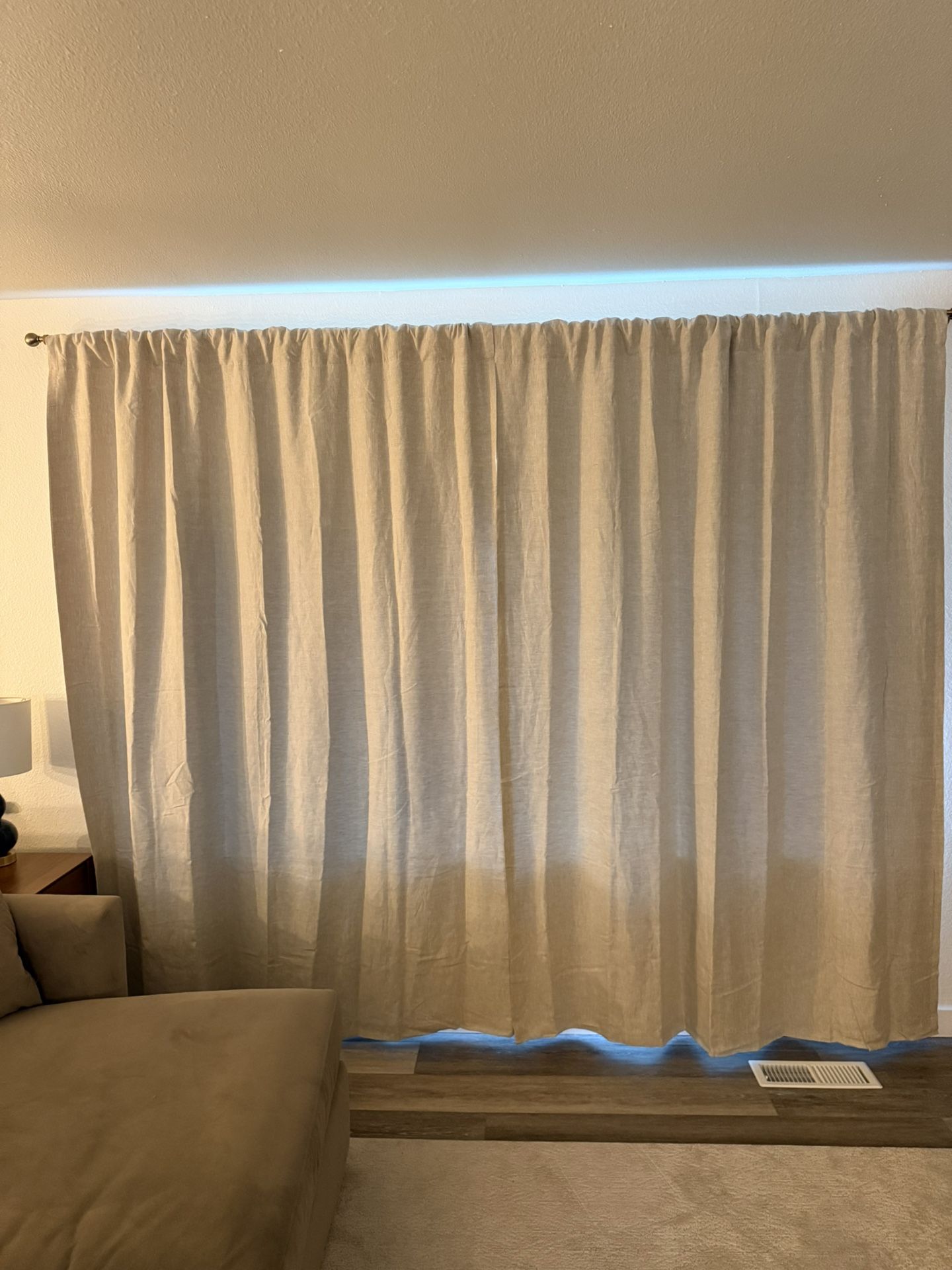 West Elm Flax Linen Curtains
