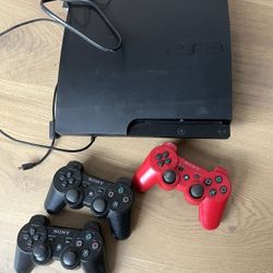 PS3 Console and Controllers 