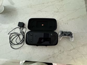 Valve Steam Deck LCD with 1TB MicroSD w/ Case, Charger, and Controller