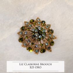 Liz Claiborne Brooch