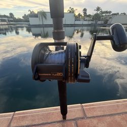 🎣 Preowned Shimano TLD 20 Reel with Mono & Kunnan 7FT 15-25lb Rod 🔥 