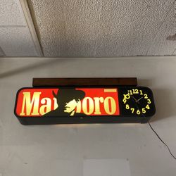 Vintage Marlboro Clock