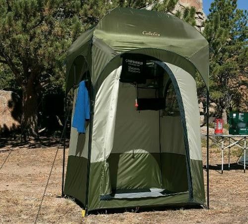Cabela's shower shelter