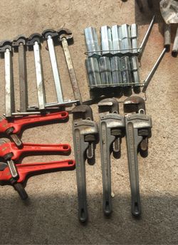14” pipe wrenches basin wrenches tub sockets spud wrenches tubing cutters