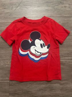 Toddler Size 18 months 4th of July Mickey Mouse Tshirt