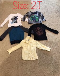 Boys 2T Long Sleeve Shirt 