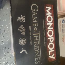 Monopoly Game Of Trone Collection Edition