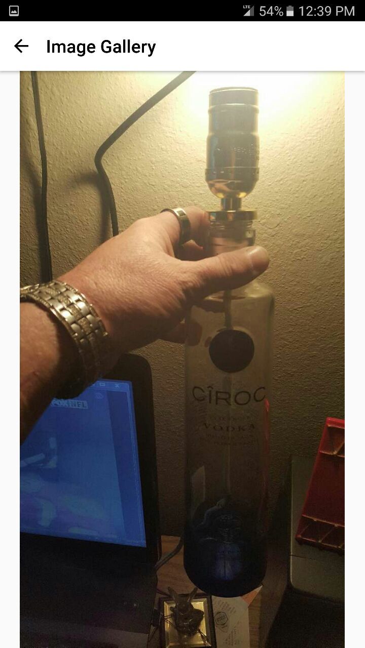 One of a kind custom lamp