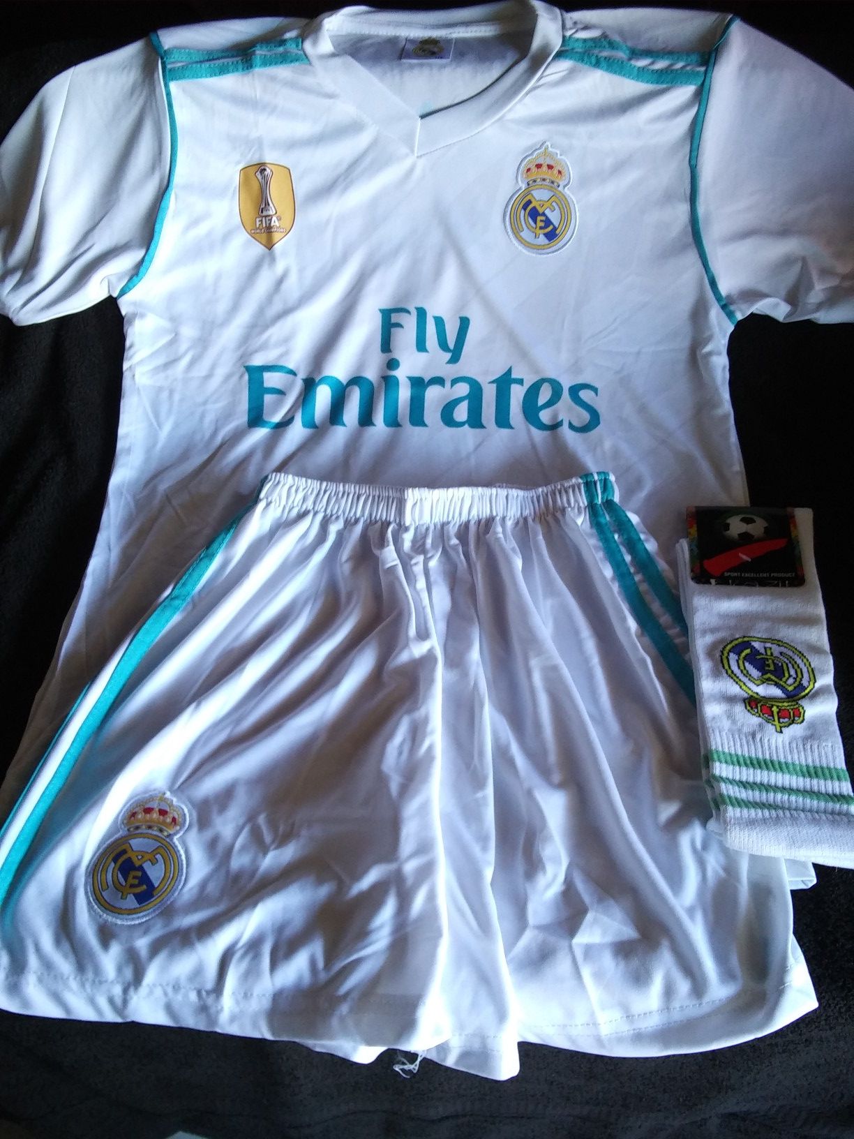 KIDS RONALDO SOCCER JERSEY