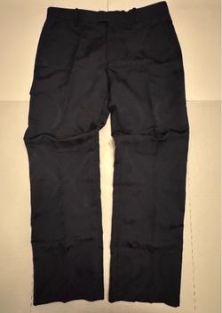 NWOT  INC International Concepts  Dress Pants Slacks Damask Jacquard  Navy Blue  Men  Size 33 x 31