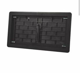 Brand New 16 in. x 8 in. Black ABS Resin Replacement Manual Foundation Vent (Carton of 6)