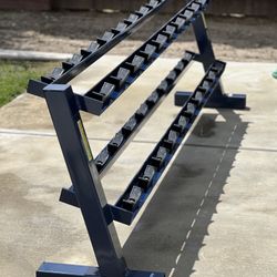 2 Tier Commercial Dumbbell Rack