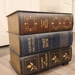 Decorative Book Stack Shelf / Side Table