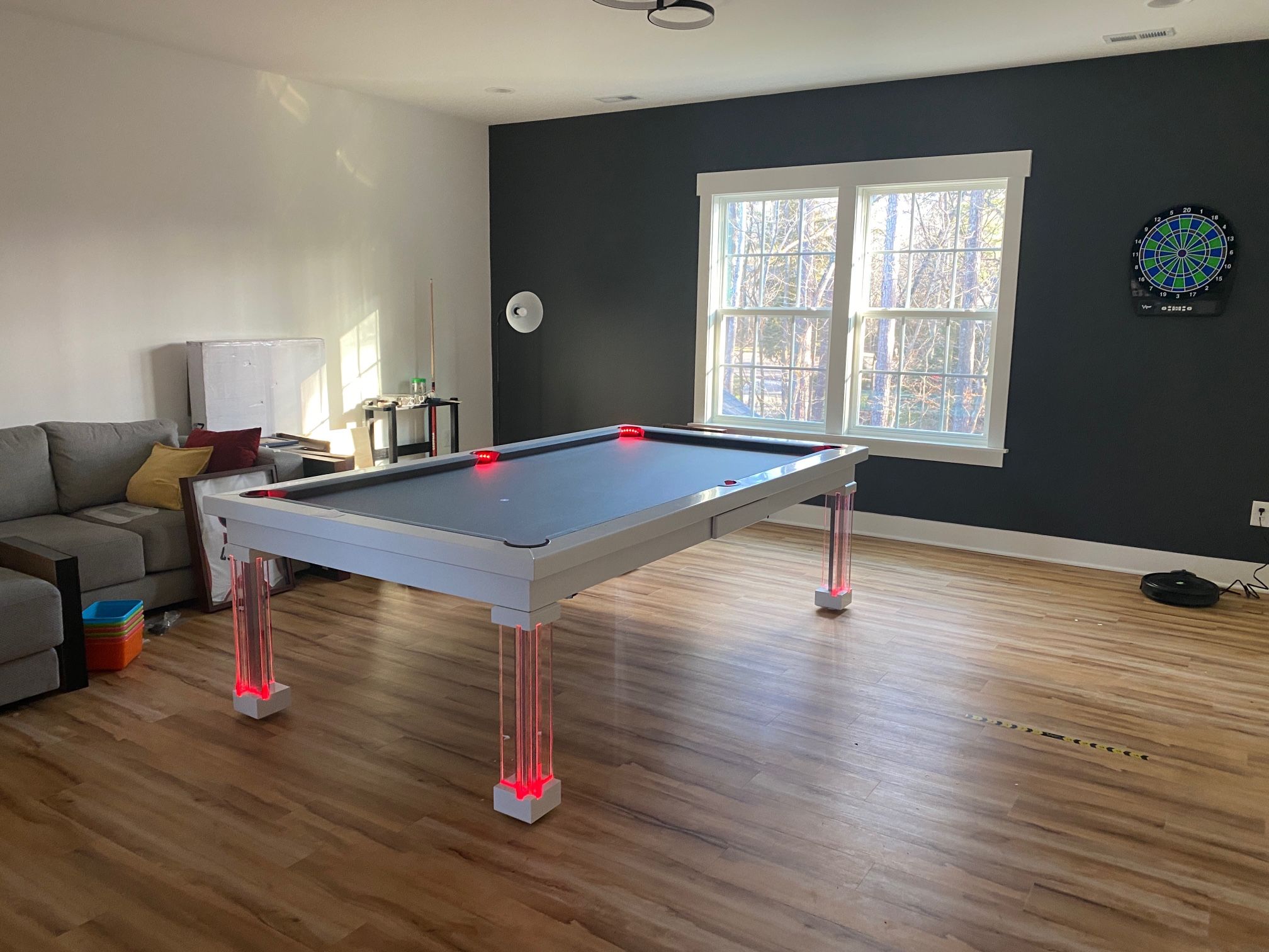 8 Ft Slate Pool Table With Ball Return