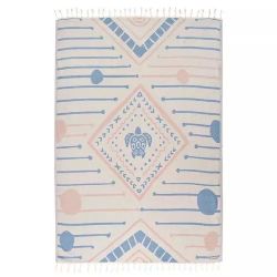 NWT Sand Cloud Diamondback Beach Towel - Large  Geo Diamond Turtle design, made from Turkish organic cotton for a softer hand feel and a better sustai