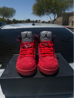 Jordan Retro 5 (Red Suede)