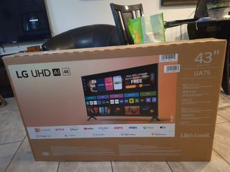LG 43" UHD AI 4K Smart TV UA75