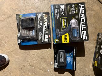 Hercules 20 V half inch ultra torque impact with battery and charger brand new