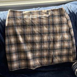 Plaid Skirt