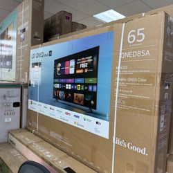 LG 65” QNED85 4K Smart TV (65QNED85AA)