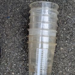 7 Heavy-Duty Graduated Containers / Pots - [FREE]