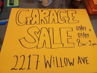 Garage Sale This Weekend