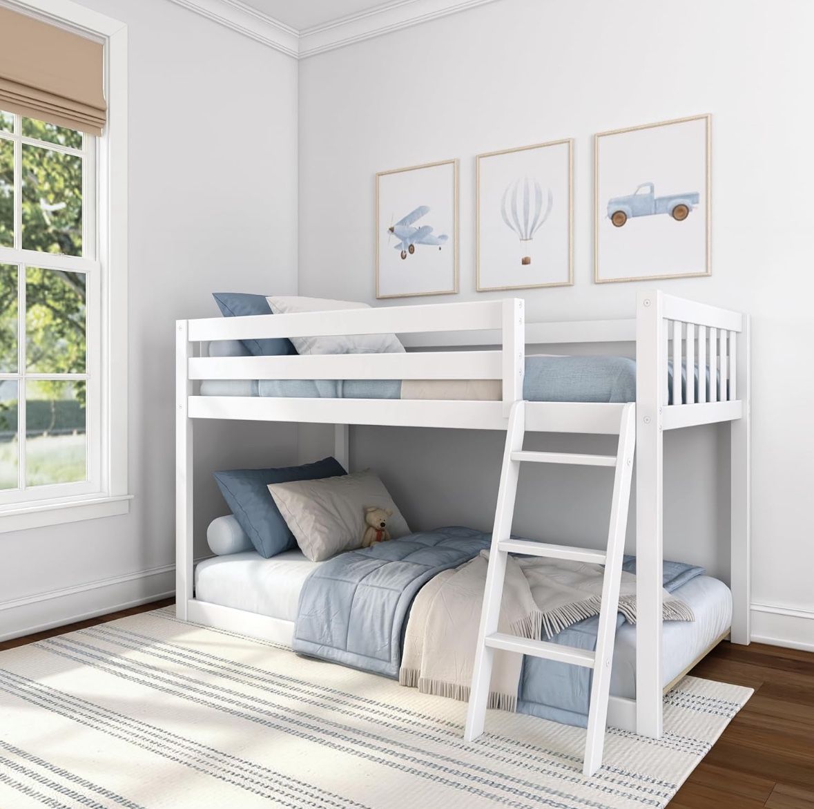 Twin Low Bunk Beds