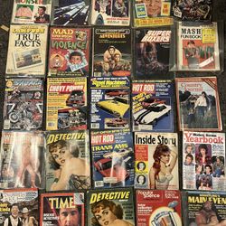 25 magazines from the 1970s