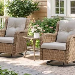 3pc. Wicker Patio Set