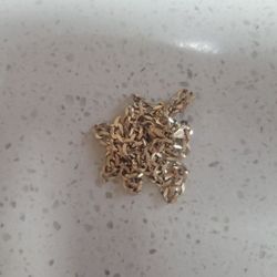 14k solid gold Curb chain