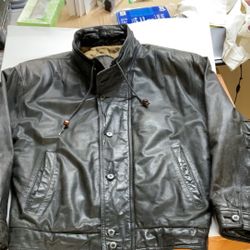 MENS LINED LEATHER JACKET