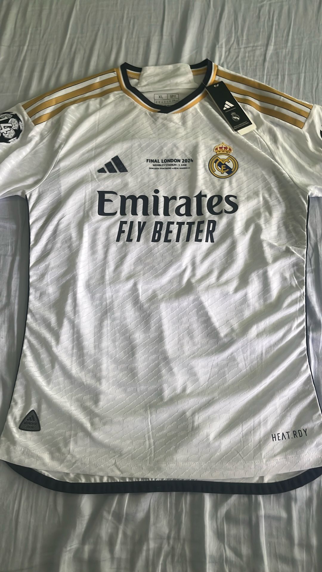 Real Madrid Vini Jr Champions league final Jersey! (Slim Fit)