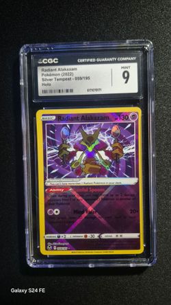 Radiant Alakazam CGC Mint 9 Pokémon Card