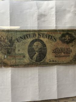 1863 Rainbow $1 Legal Tender Star Note