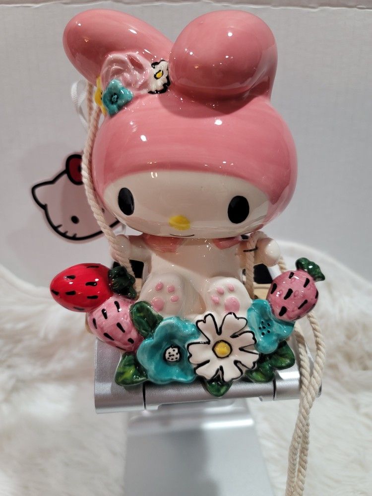  HELLO KITTY "MY MELODY" Blue Sky SWINGER FIGURINE (New WithTags) 2024