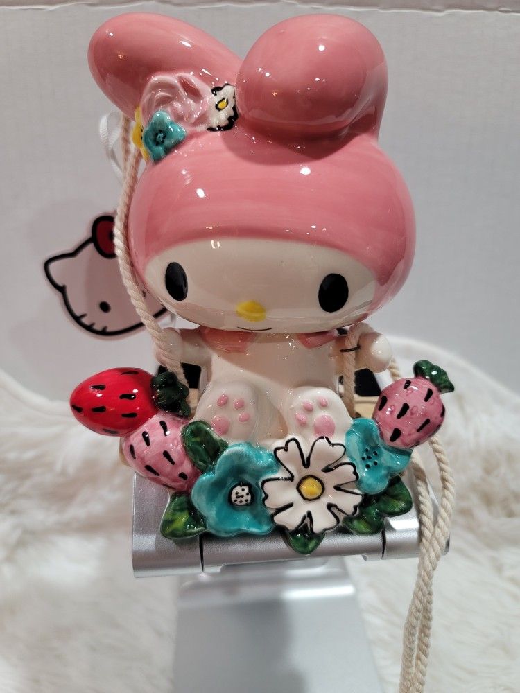 HELLO KITTY "MY MELODY" Blue Sky SWINGER FIGURINE (New WithTags) 2024