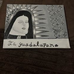 La Guadalupana XL Canvass Painting (Self Made)