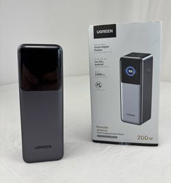 UGREEN Nexode 200W 25000mAh High Output Laptop Power Bank with TFT Smart Display For Sale $64.00 NEW