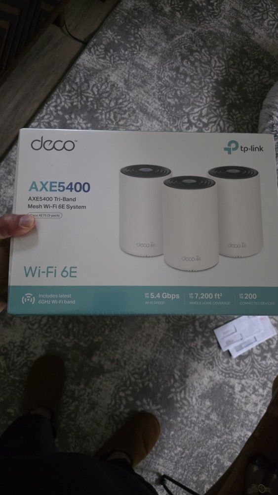 Deco AXE5400 TP Link WI-FI6E