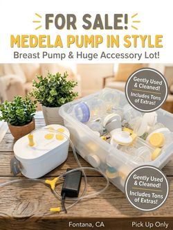 Medela Pump in Style Double Breast Pump + Huge Accessory & Bottle Lot!