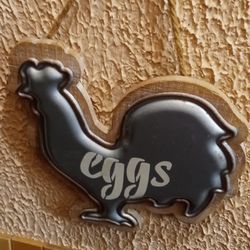 Chicken Egg Sign 10×10