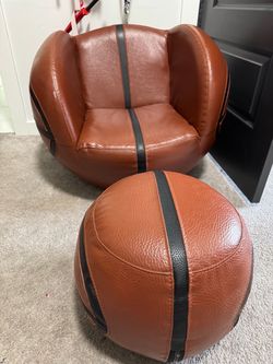 Glove chair with ottoman for kids