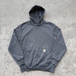 CARHARTT Rain Defender Loose Fit Workwear Gray HoodieSize Medium