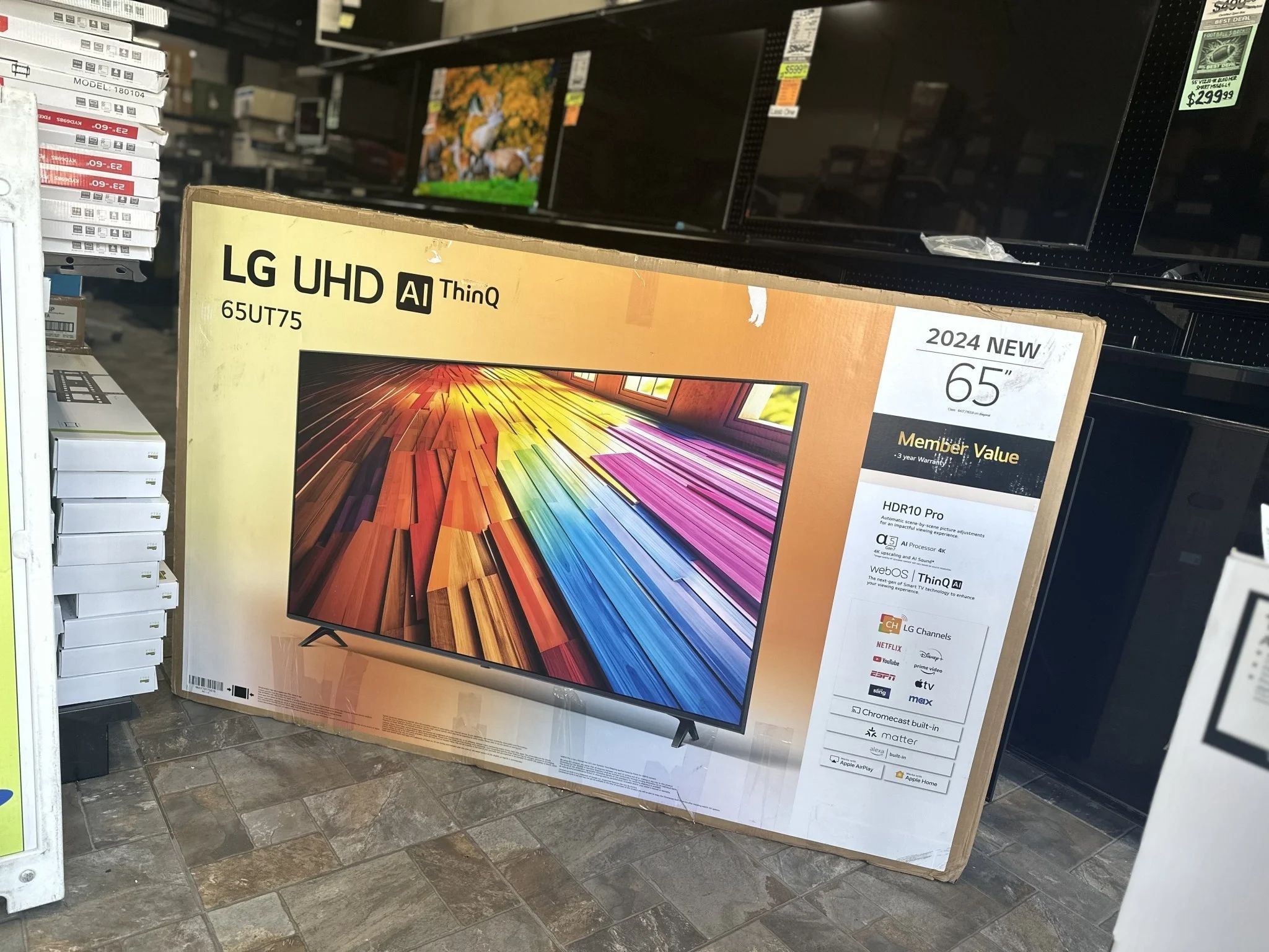 💖🎁✨🛍️MOTHER’S DAY SALE!!! 65" LG 4K LED HDR SMART 65UT7550AUA