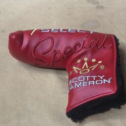 Titleist Scotty Cameron Special Select Red/Yellow Blade Putter Headcover Golf US