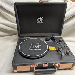 Danfi audio Portable Vinyl Record Player Like New Works Perfectly 