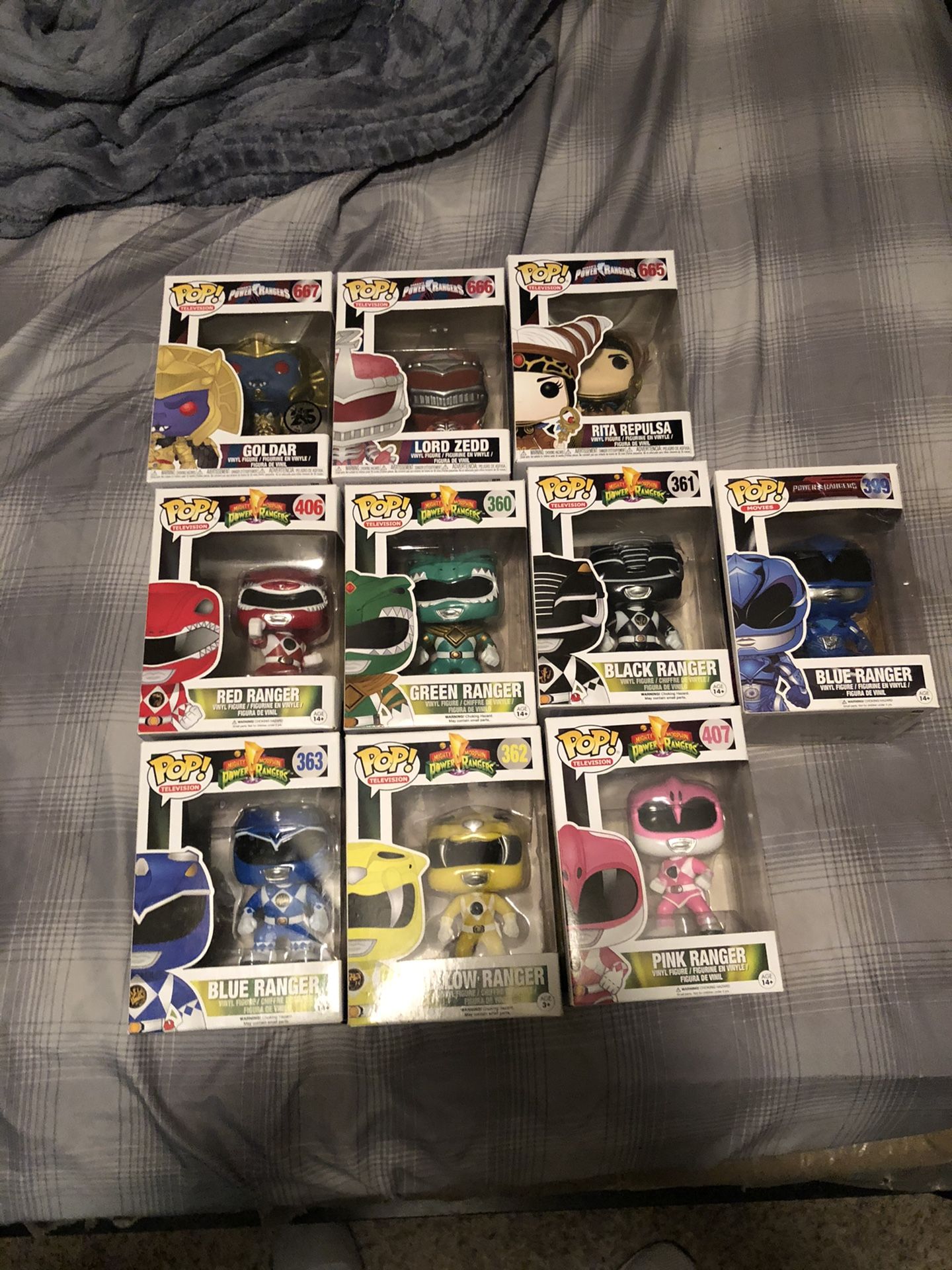 Power ranger funko pops