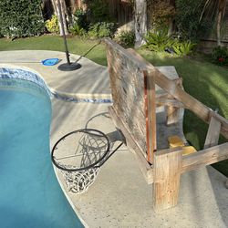 Custom Made basketball Pool Hoop