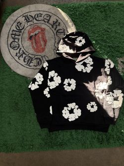 Denim Tear Hoodie Black