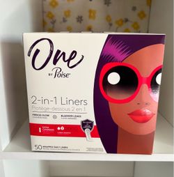 One by Poise 2-in-1 Daily Liners 50 Count. $5.00 each